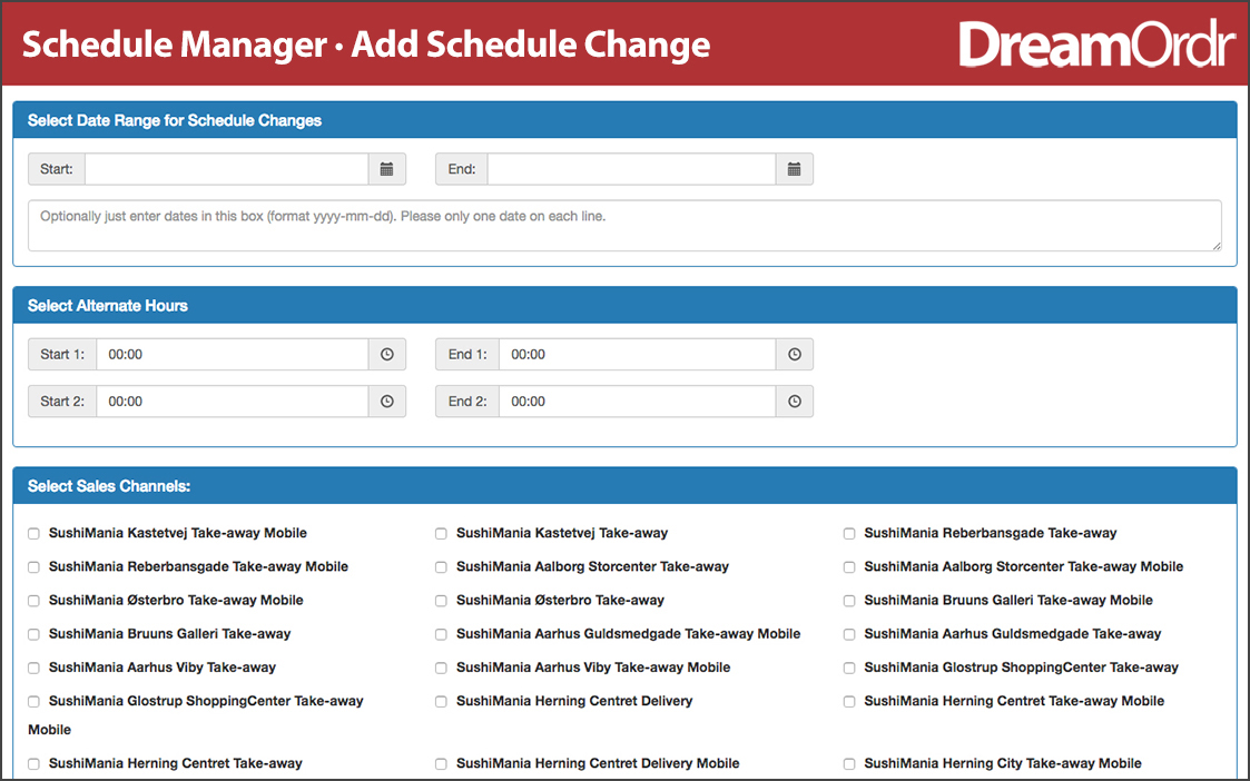 Schedule Manager